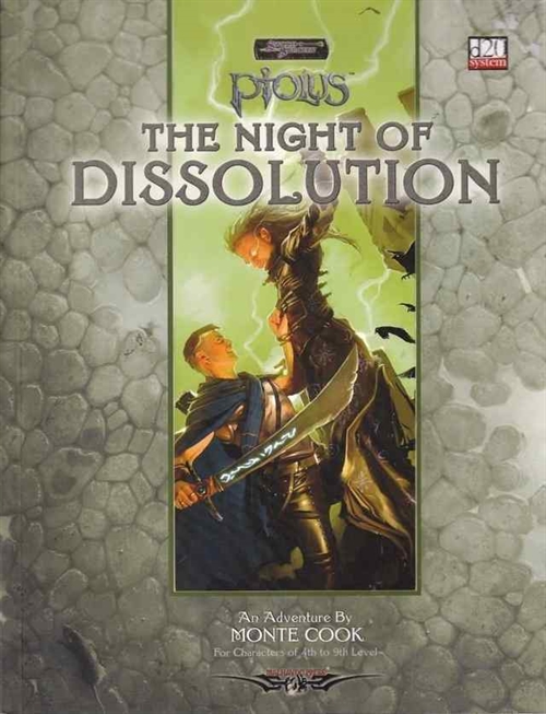 Dungeons & Dragons 3.0 - Sword and Sorcery - Ptolus - The Night of Dissolution (B Grade) (Genbrug)